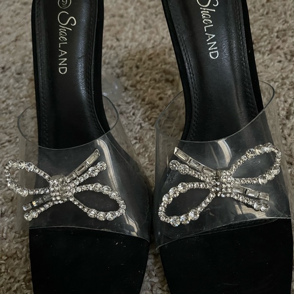 Shoe land Cape Robbin Open Toe High Heel Mule Pumps - Picture 5 of 7